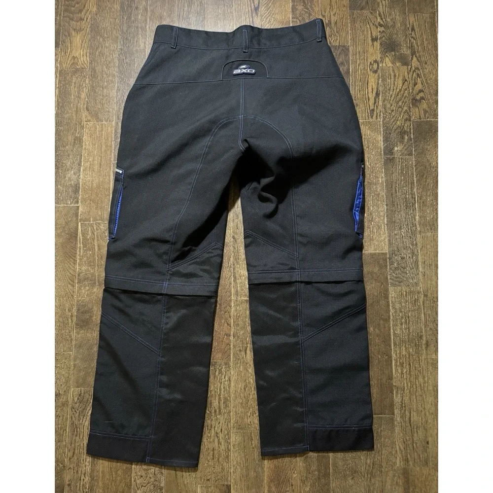 Axo Convertible Pants/Shorts Mens Size 38 (38x32) Motocross Black Mid Rise
